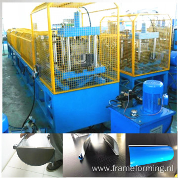 color steel rain gutter roll forming machine